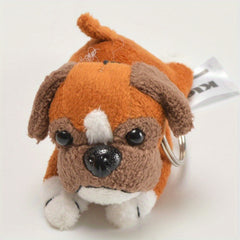 7in Plush Toy Dog Keychain School Bag Hanging Ornament Easter Gift