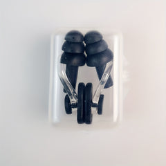 Nose Clip And Earplugs Set with Storage Box Swimming Supplies