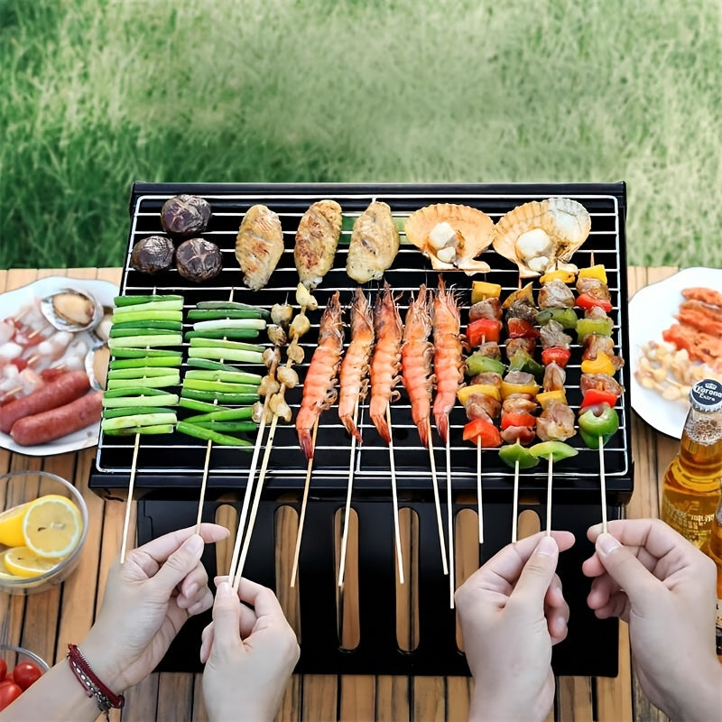 Foldable Portable Charcoal BBQ Stove for Outdoor Picnic Camping