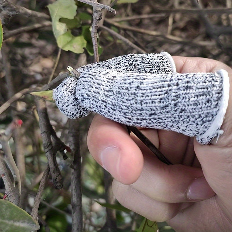 10pcs Cut Resistant Finger Sleeves for Outdoor Activities