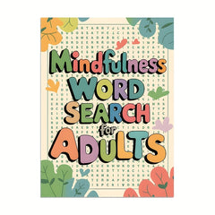 Mindfulness Relax Puzzle Notebook for Adults - Purple