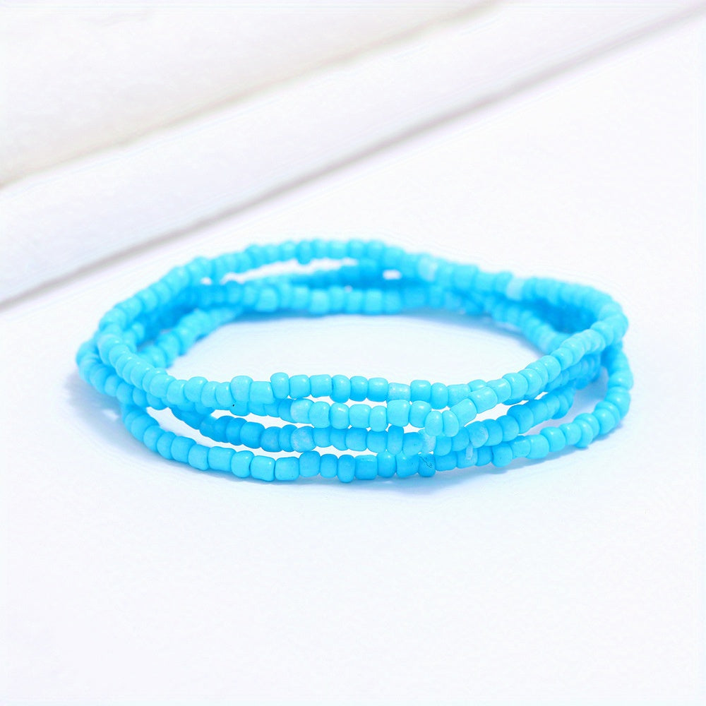 Boho Layer Waist Chain Decorative Belly Chain For Women