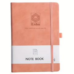 PU Leather A5 Notebook Business Journal Book with Strap