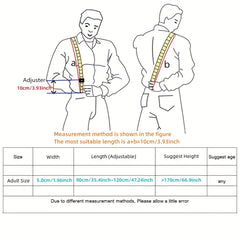 Men's Strong Clips On Suspenders Wide High Elastic Adjustable Braces
