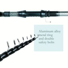 Telescopic Rods & Spinning Reel Fishing Set