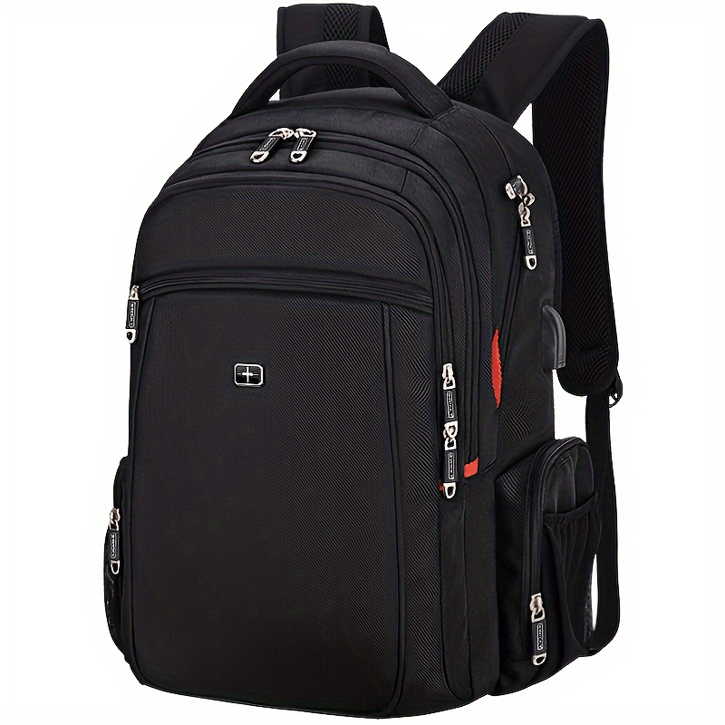 Large Laptop Backpack for Men with USB Charging Port