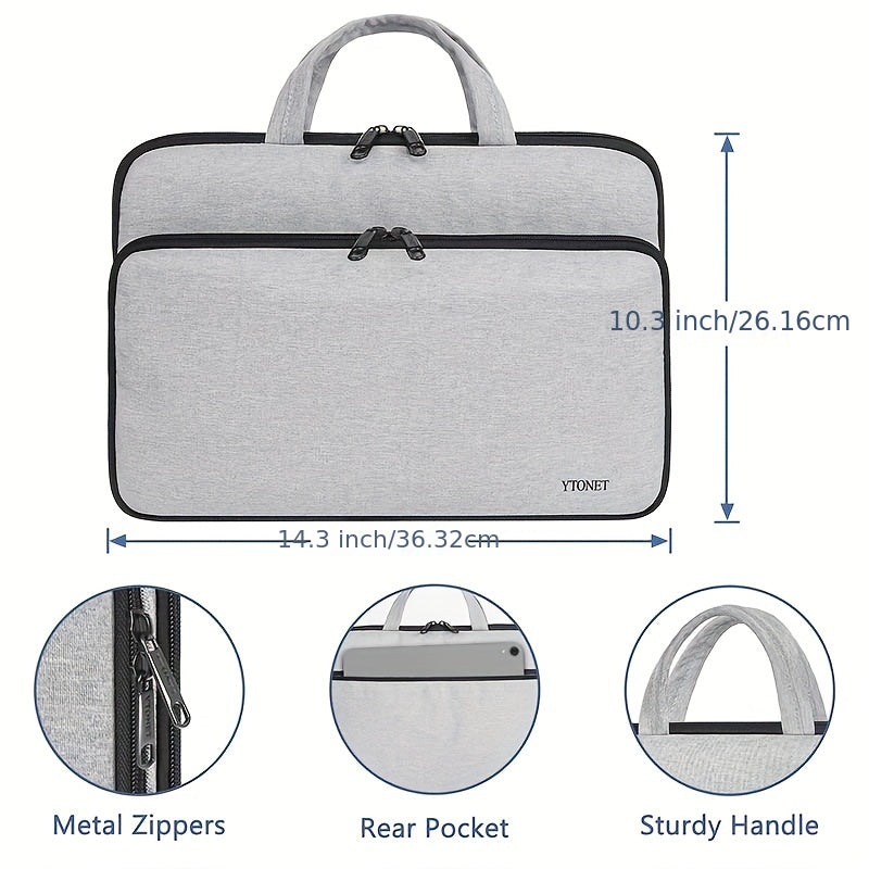 Double Layer Laptop Bag Briefcase Business Commuter