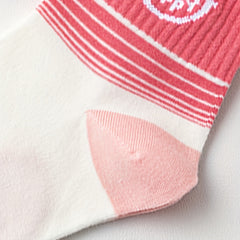 3 Pairs Floral & Letter Print Socks All Match Women's Stockings