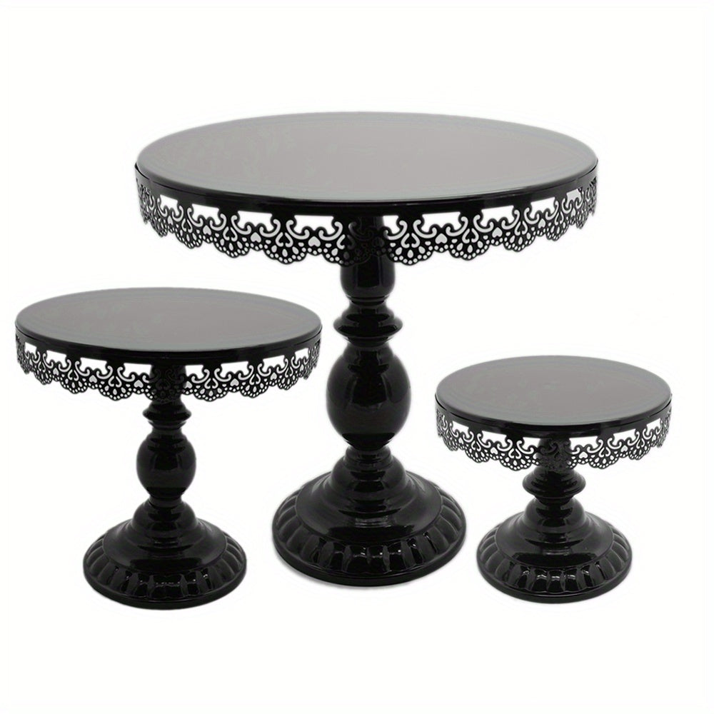 Round Pedestal Dessert Holder Cupcake Display Rack for Birthday Wedding Party