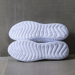 Women's Flatform Slip On Sneakers Lightweight Elastic Shoes