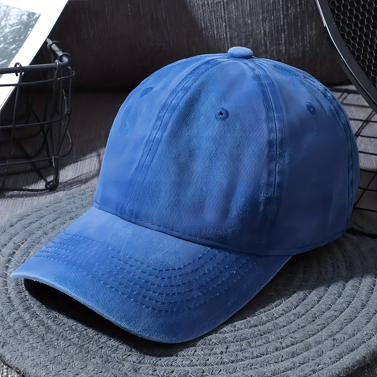 Unisex Cotton Baseball Cap Lightweight Distressed Dad Hat Casual Sun Hat