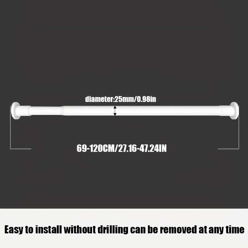 Stainless Steel Telescopic Rod for Installation and Drying