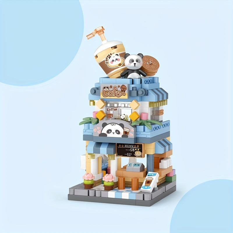 Building Blocks Ice Cream Shop Toy Set