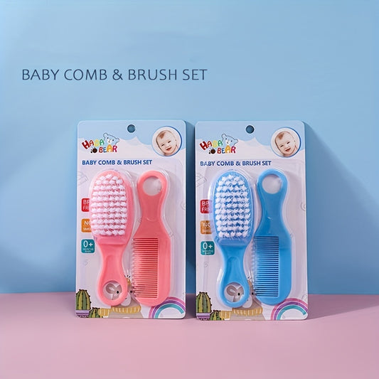 Baby Head Care Comb Brush Set for Massage