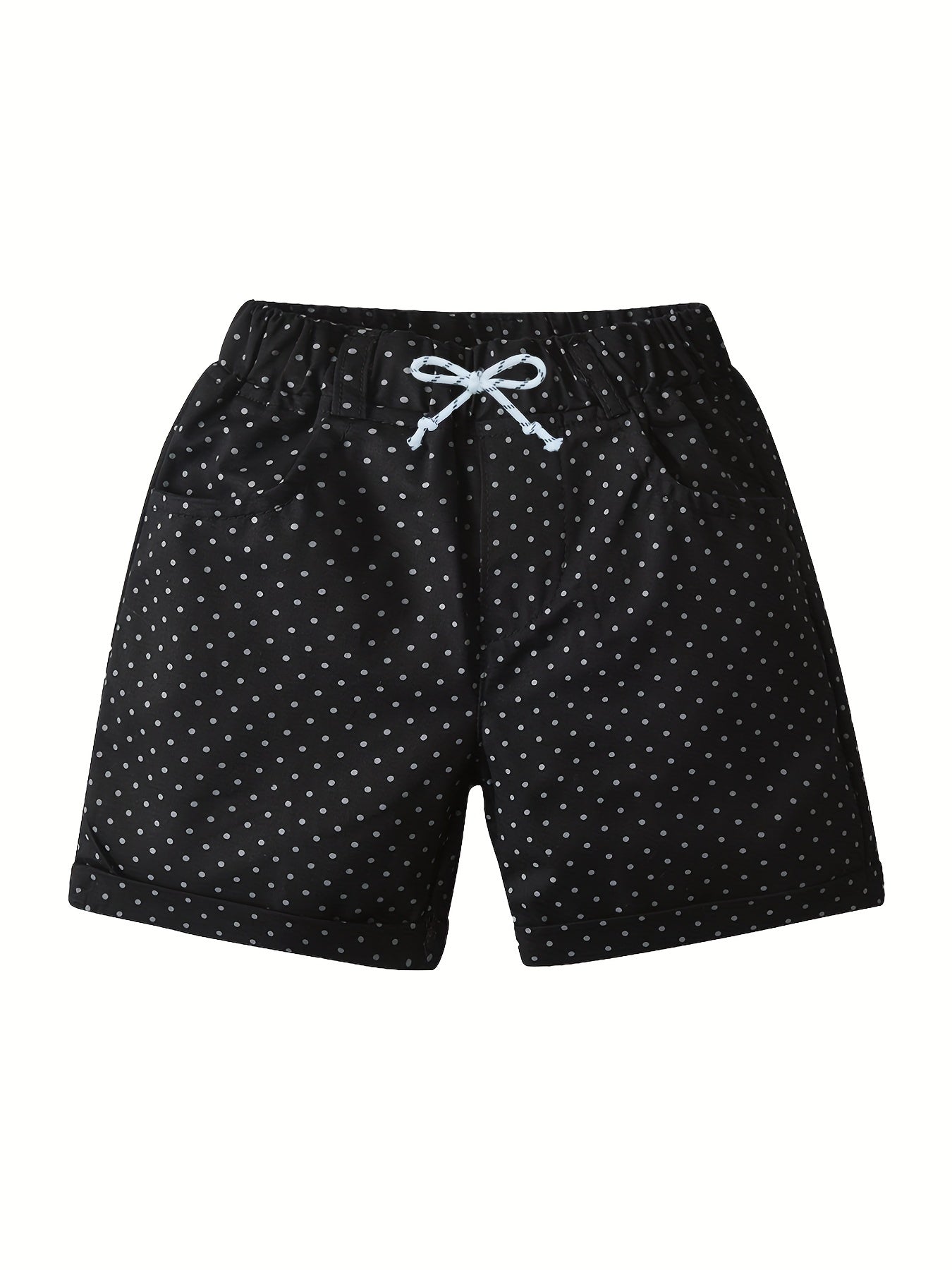 Boys Polka Dot Casual Shorts Comfortable Breathable For Summer Kids Clothes