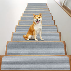 15pcs Non Slip Carpet Stair Treads for Wooden Steps