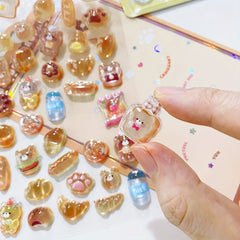 3D Cartoon Stickers for Phones Computers Tablets
