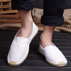 Men's Espadrille Shoes Casual Slip on Shoes Comfortable 