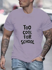 Men's Graphic Crew Neck Active T shirt Casual Comfy Tees Tshirts For Summer