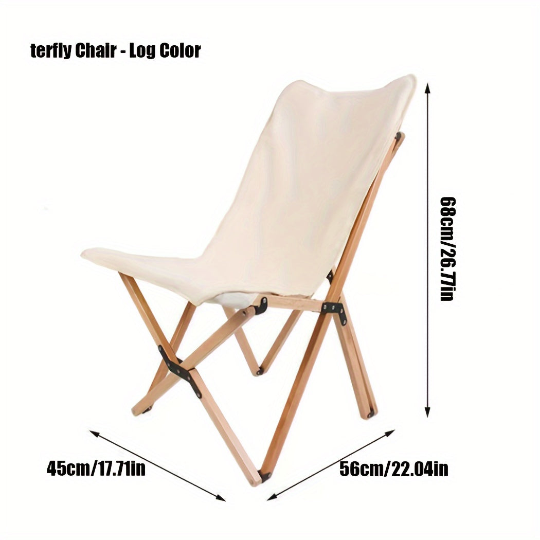 Outdoor Folding Chair Camping Chair Portable Picnic Chair Recliner Beach Chair