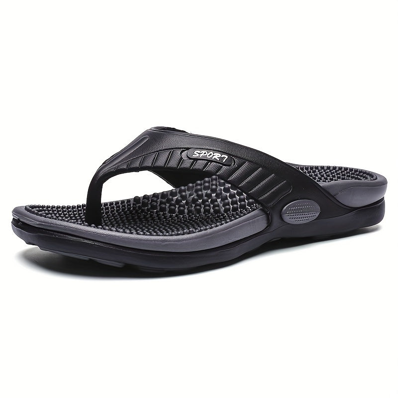 Men's Massage Thong Sandals Non Slip Flip flops for Indoor Outdoor