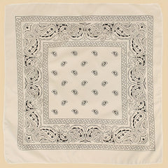 Classic Paisley Print Bandana Vintage Square Scarf Head Wraps