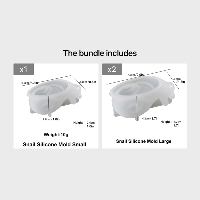 DIY Snail Swing Piece Silicone Mold For Epoxy Resin Crafts