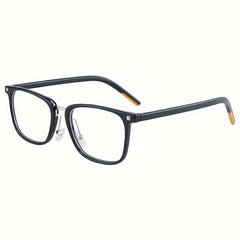 Fashionable Square Frame Glasses Anti Blue Light Blocking Transparent Lens