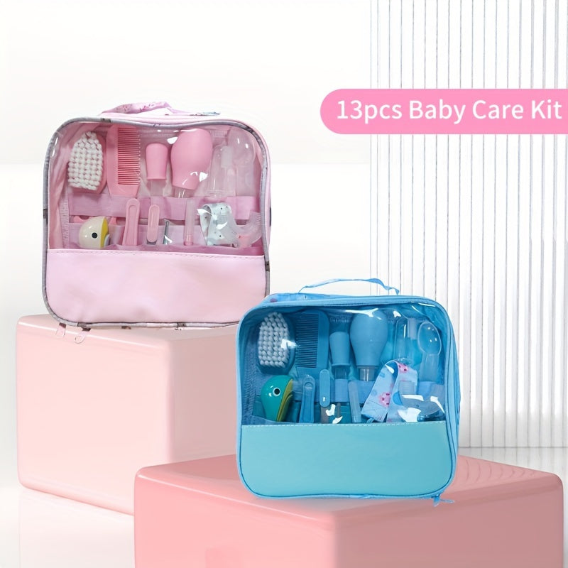 13pcs Healthcare & Grooming Kit Set Portable Safety Care Nasal Cleaner & Tongue