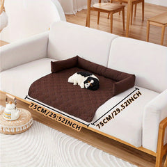 Waterproof Pet Pad with Pillow for Training and Sleeping