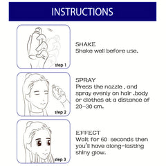 Brightening Glitter Spray for Clavicle Highlighting