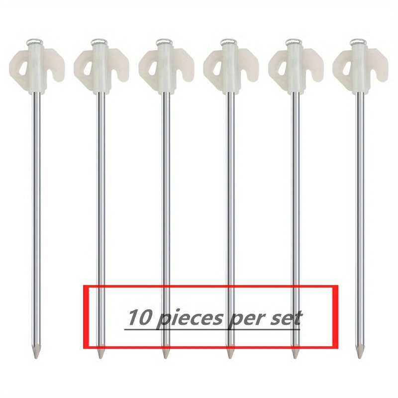Fluorescent Tent Stakes Durable Ground Nails for Camping