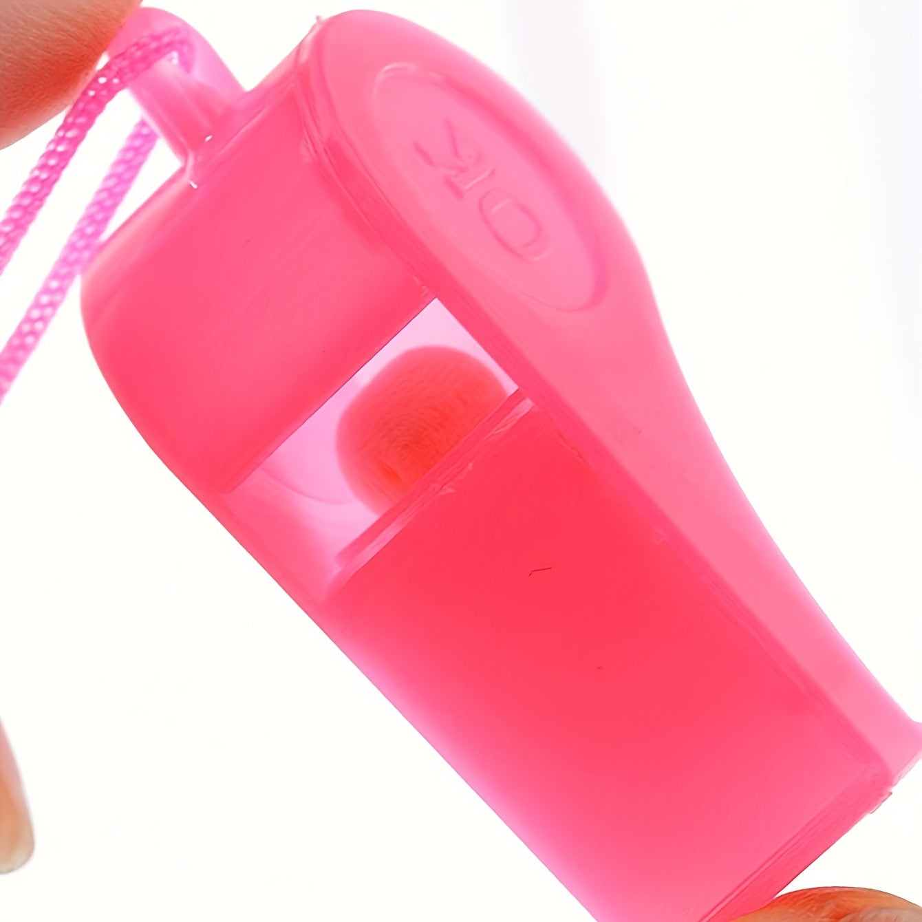 24pcs Portable Plastic Whistle for Sports and Emergencies