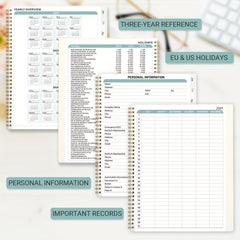 Monthly Planner A4 Jan To Dec 22 X 27 12 Months Planner With Monthly Tabs