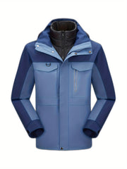 Men's 3 in 1 Duck Down Jacket Windbreaker