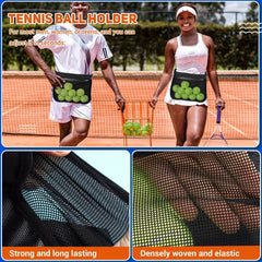 Tennis Storage Bag Pickleball Bag Portable Ball Waist Bag Tennis Pick up Bag