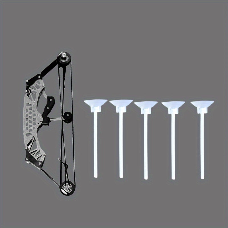 Mini Bow Decompression Toy with 5 Suction Cup Arrows