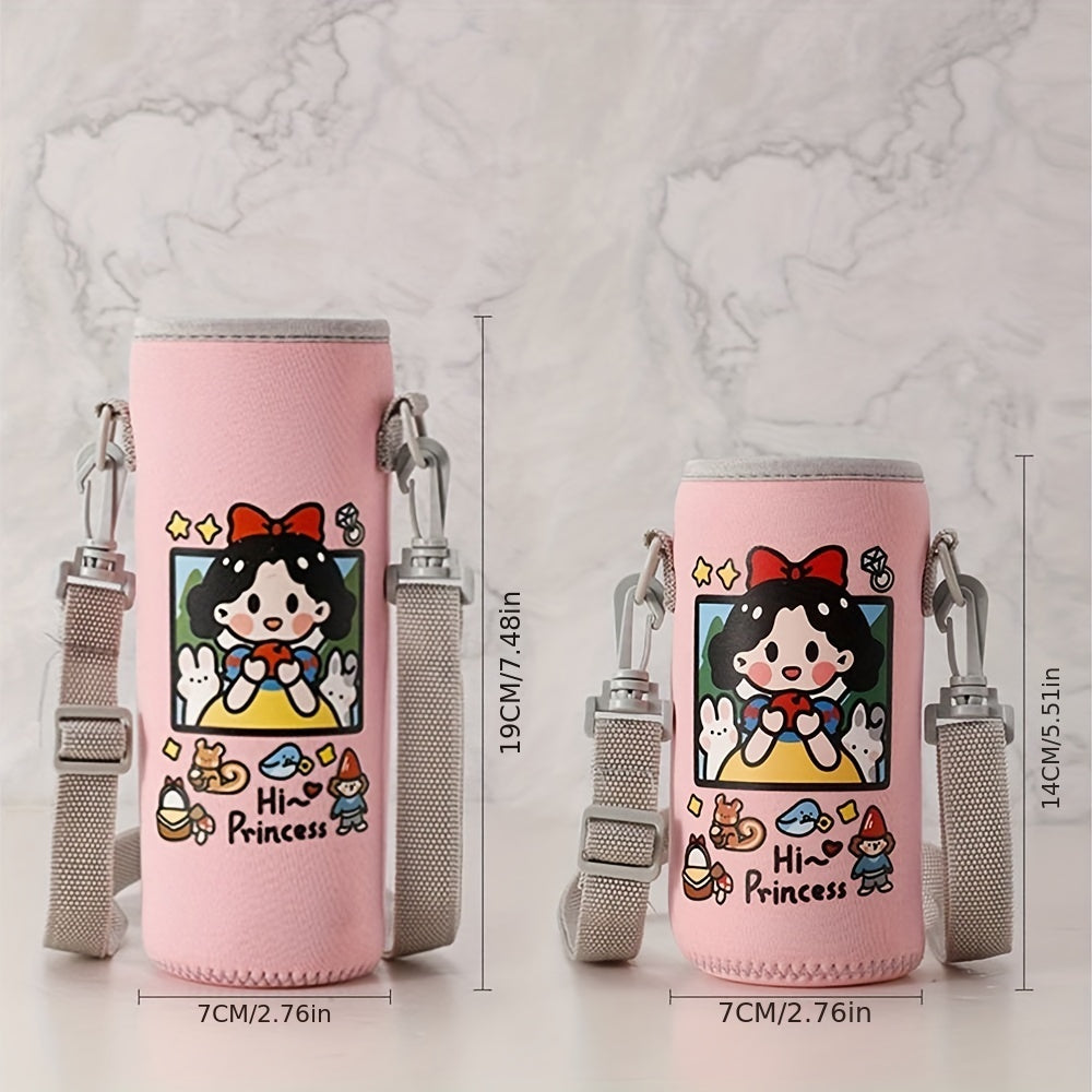 Cartoon Water Bottle Cover Insulated Bag Cup Pouch