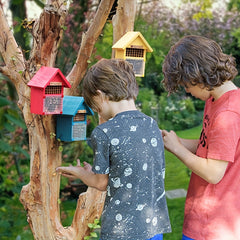 Classical Cedar Insect House For Back Yard Solid Wood Construction