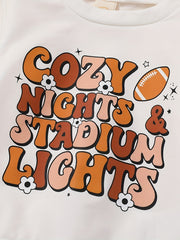 Cozy Nights & Stadium Lights Baby Sweatshirt