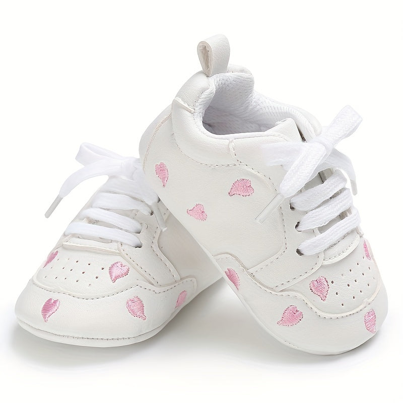 Baby Girls Lightweight Non Slip Sneakers for Indoor Outdoor Walking
