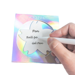 50pcs Heart-Shaped Flower Sticky Notes - Home Office School Message Sticker