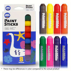 8 Solid Watercolor Pencils for DIY Art Pastels Graffiti Window Drawing