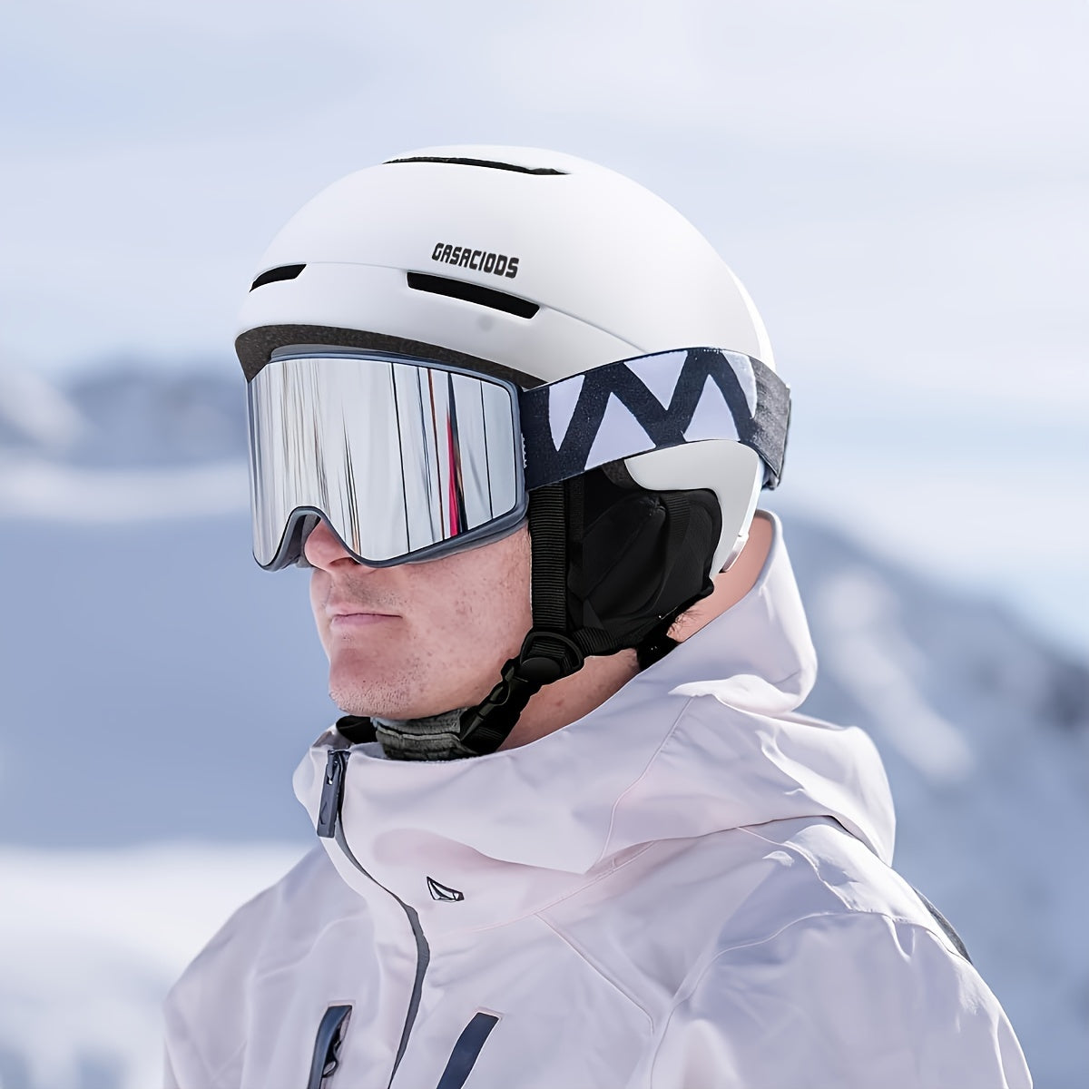 Adjustable Ski Helmet with Anti-Impact Design