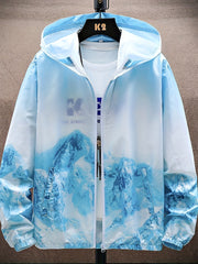 Men's Mountain Landscape Sun Protection Jacket