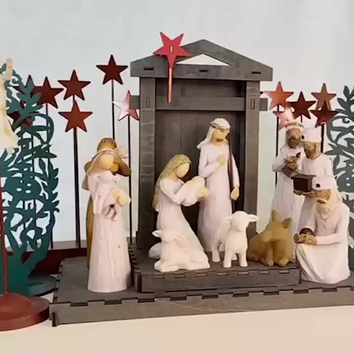 Nativity Song Of Joy Dance Of Life Sculpted Hand Painted Nativity Figures