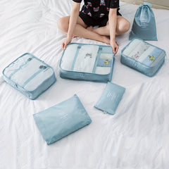 8 Pcs Travel Storage Bag Lightweight Clothes Container