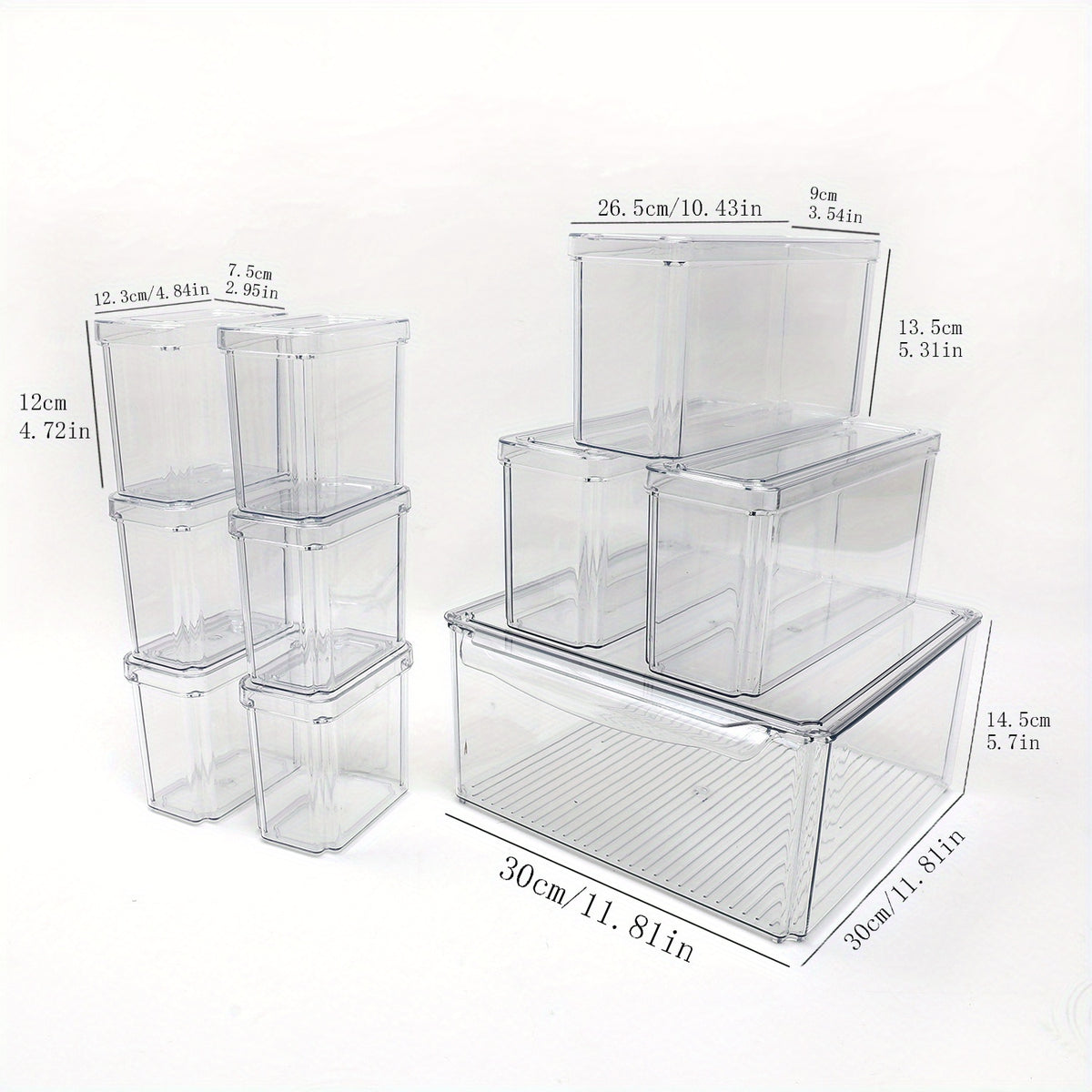 10pcs Kitchen Food Storage Containers for Emergency Long Term Food Storage