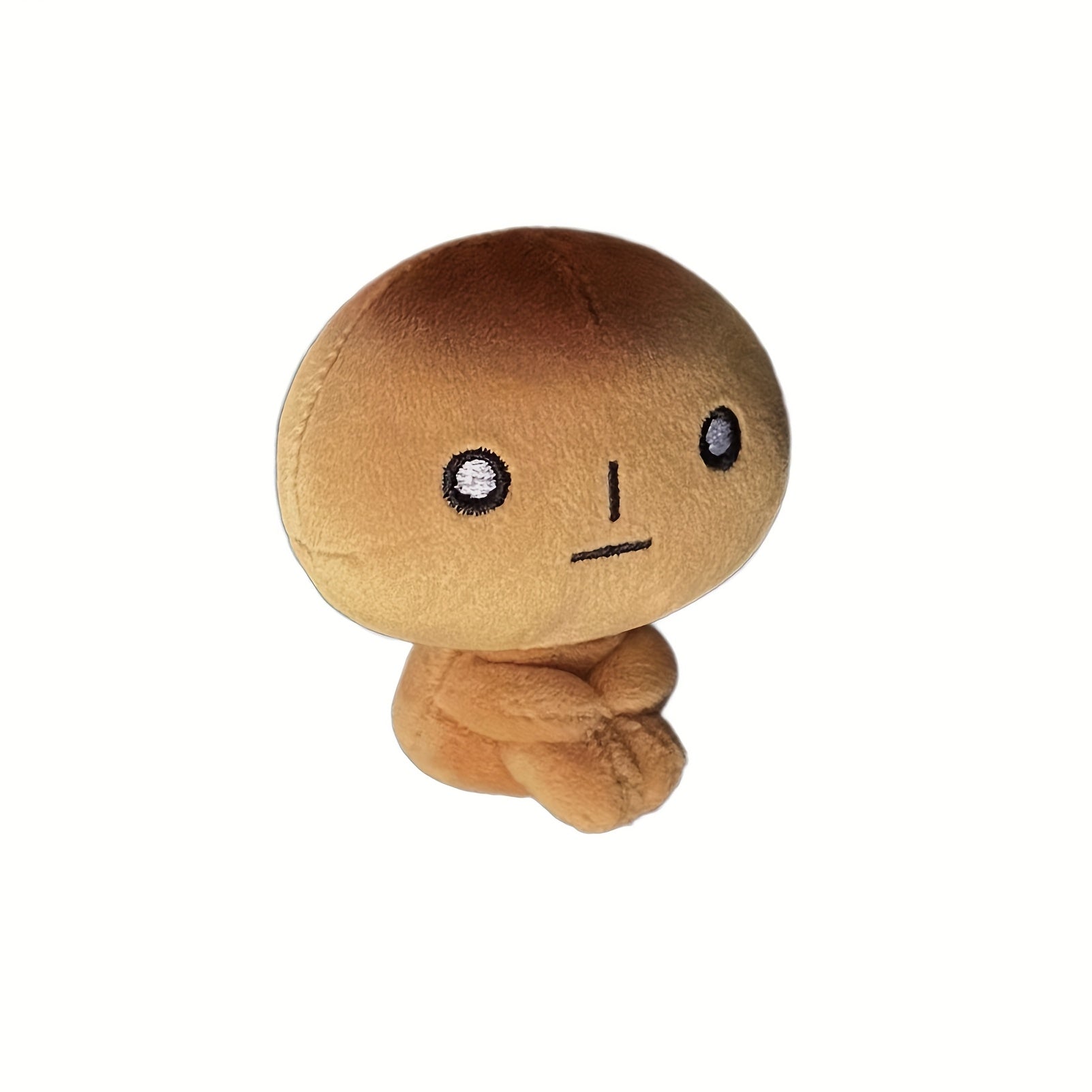 Quirky Burnt Toast Keychain Plush - Adorable Fail Bread Toy