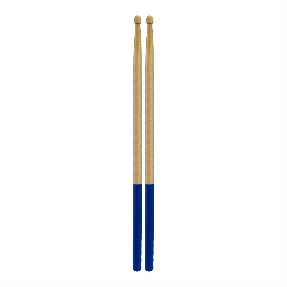 5A Maple Wood Tip Drumsticks with Non Slip Rubber Handle